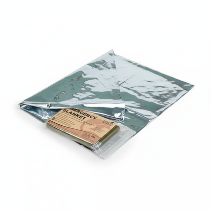 Rhino Rescue Emergency Blanket 1.6*2.1m Space Mylar Thermal for Outdoors, Hiking, Survival Blanket 10PC