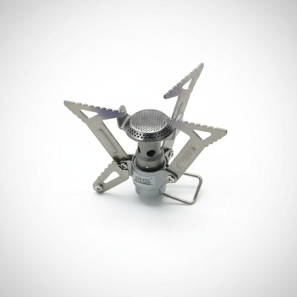 BRS Outdoor Gas Stove Mini Camping Gas Burner 25g Ultralight Titanium Picnic Hiking Cooking Stove Survival Furnace BRS-3000T