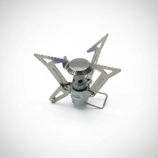 BRS Outdoor Gas Stove Mini Camping Gas Burner 25g Ultralight Titanium Picnic Hiking Cooking Stove Survival Furnace BRS-3000T