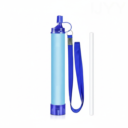 Outdoor Mini Water Filter Straw Camping Purification Portable Hiking Water Purifier for Survival or Emergency Supplies