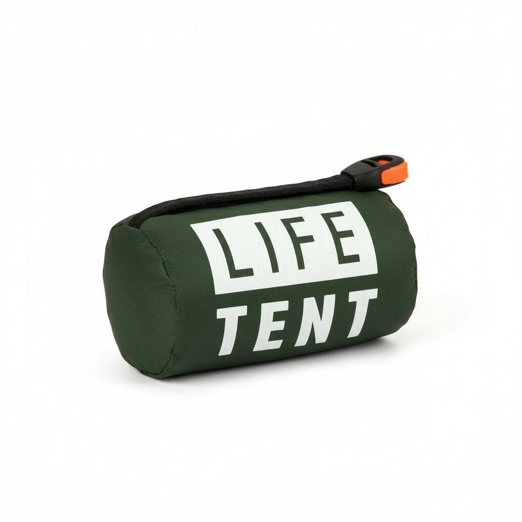 2 Person Emergency Shelter Bivy Survival Tent Kit Mylar Tube Tent Sleeping Bag Waterproof Outdoor SOS Thermal Blanket Reusable